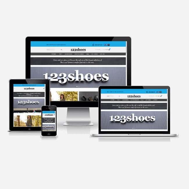 123 Shoes Website Responsive Design